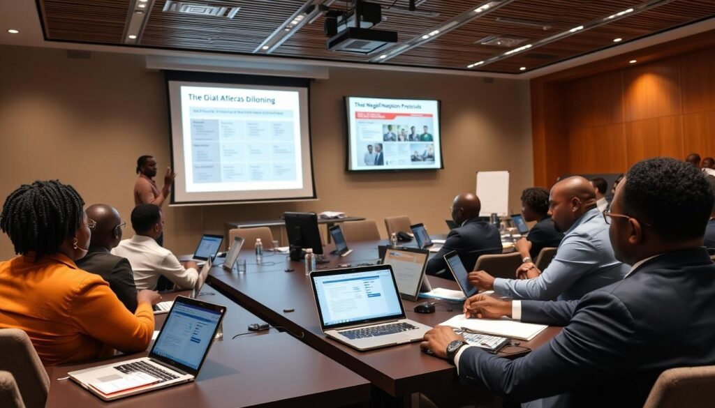 African diplomatic training session focused on digital diplomacy and health security